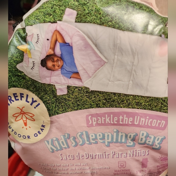 Firefly! Outdoor Gear Sparkle the Unicorn Kid's Sleeping Bag - Pink youth - Picture 2 of 3